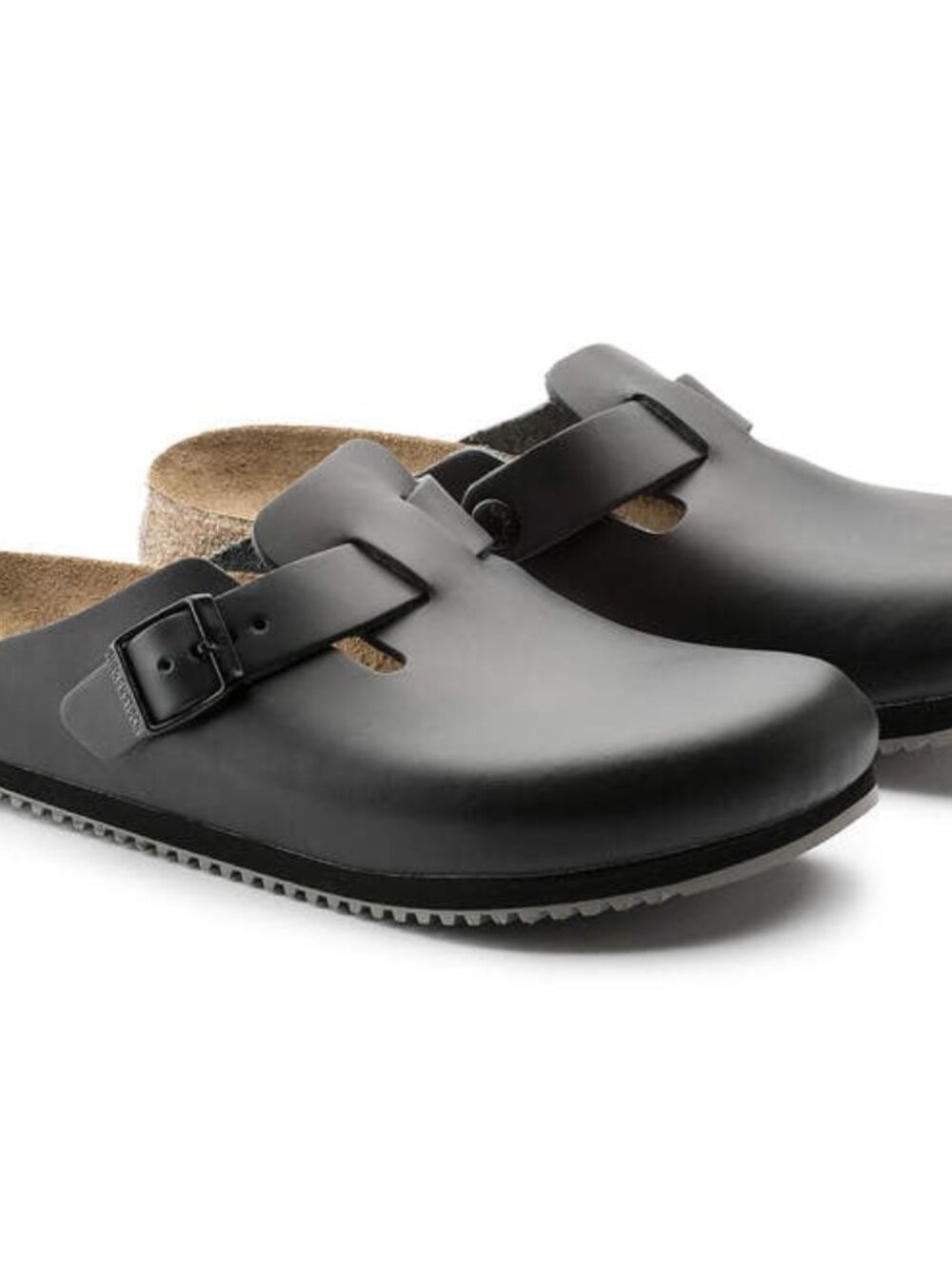 Birkenstock Women's Black Boston Super Grip Clogs Size 38